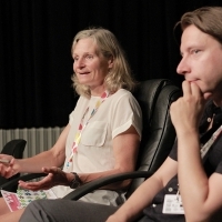 Introductory meeting for Talent scriptwriters with Jan Forsström and Olivia Hetreed - ASU-3b, Talents Sarajevo 2015, 21. Sarajevo Film Festival, 2015 (C) Obala Art Centar