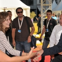 Robert De Niro Meets Talents Sarajevo, Festival Square, 22. Sarajevo Film Festival, 2016 (C) Obala Art Centar