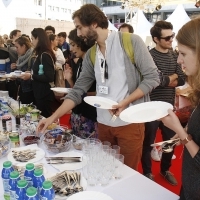 Talents Sarajevo Breakfast, Festival Square, 22. Sarajevo Film Festival, 2016 (C) Obala Art Centar