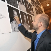 Jure Pavlović, Competition Programme - Short Film Jury, Photo Call, National Theatre, 22. Sarajevo Film Festival, 2016 (C) Obala Art Centar