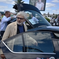 Elia Suleiman, President of the Competition Programme - Feature Film Jury, Sarajevo Airport, 22nd Sarajevo Film Festival, 2016 (C) Obala Art Centar