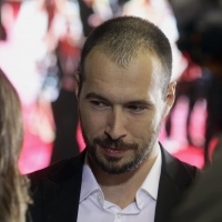 Director Ivan Marinović, THE BLACK PIN, Competition Program – Feature Film, Red Carpet, National Theatre, 22. Sarajevo Film Festival, 2016 (C) Obala Art Centar