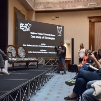 Regional Forum / CineLink Drama: Case Study of The Borgias, Hotel Europe Atrium, 22. Sarajevo Film Festival, 2016 (C) Obala Art Centar