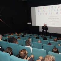 Dealing with the Past: THE PEOPLE VS. FRITZ Q&A, Multiplex Cinema City, 22. Sarajevo Film Festival, 2016 (C) Obala Art Centar