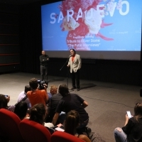 Programme opening TRIBUTE TO Oliver Stone, THE PUTIN INTERVIEWS, Meeting Point Cinema, 23. Sarajevo Film Festival, 2017 (C) Obala Art Centar