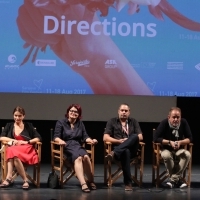 Cast and crew of the film DIRECTIONS, Competition Programme Press Conference, Competition Programe - Feature Film, National Theatre, 23. Sarajevo Film Festival, 2017 (C) Obala Art Centar