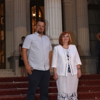 Zoran Galić and Katalin Vajda, CICAE Jury Members, Red Carpet, 23. Sarajevo Film Festival, 2017 (C) Obala Art Centar