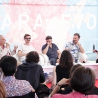 Coffee with... Cast and crew of THE FROG, Open Air Programme, Festival Square, 23. Sarajevo Film Festival, 2017 (C) Obala Art Centar