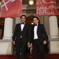 Actors Simon Al-Bazoon and Sherwan Haji, THE OTHER SIDE OF HOPE, Red Carpet, National theatre, 23rd Sarajevo Film Festival, 2017 (C) Obala Art Centar