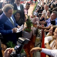 Oliver Stone, Recipient of the Honorary Heart of Sarajevo, Red Carpet, National Theatre, 23. Sarajevo Film Festival, 2017 (C) Obala Art Centar