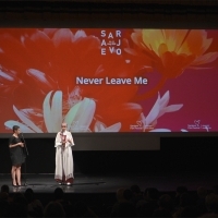 Nataša Govedarica and Aida Begić, National Theatre, 24th Sarajevo Film Festival, 2018 (C) Obala Art Centar