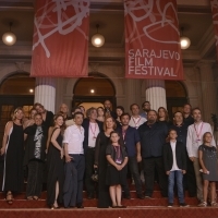 Crew of feature film All Alone, Competiton Programme, Red Carpet, 24th Sarajevo Film Festival, 2018 (C) Obala Art Centar