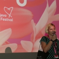 Senka Domanović, director of Occupied Cinema, Competition Programme - Documentary Film, Cinema City, 24th Sarajevo Film Festival, 2018 (C) Obala Art Centar