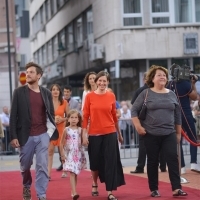 Crew of feature film One Day, Competiton Programme, Red Carpet, 24th Sarajevo Film Festival, 2018 (C) Obala Art Centar
