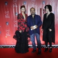 Jury of the Competition Programme - Feature Film: Judita Franković Brdar, Asghar Farhadi (Jury President) and Ana Urushadze, Opening Gala Reception, Hotel Europe, 24th Sarajevo Film Festival, 2018 (C) Obala Art Centar