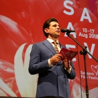 Alban Ukaj, Official Host of this year's SFF, Opening Ceremony, National Theatre, 24th Sarajevo Film Festival, 2018 (C) Obala Art Centar