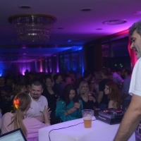 Director Srđan Vuletić DJing at the Closing Party, Hotel Holiday, 24th Sarajevo Film Festival, 2018 (C) Obala Art Centar