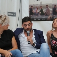 Director Milica Tomović, actor Milan Marić and actress Jovana Stojiljković, Press junket, Avant Premiere: Morning Changes Everything, Telemach Lounge, Festival Square, 24th Sarajevo Film Festival, 2018 (C) Obala Art Centar