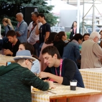 Talents Breakfast, Festival Square, 24th Sarajevo Film Festival, 2018 (C) Obala Art Centar