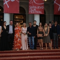 Crew of The Paper 2, Red Carpet, 24th Sarajevo Film Festival, 2018 (C) Obala Art Centar