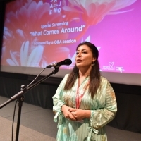 Director of What Comes Around Reem Saleh, Special Screenings, Meeting Point, 24th Sarajevo Film Festival, 2018 (C) Obala Art Centar