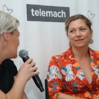 Actress Branka Katić, Press junket, Avant Premiere: The Paper 2, Telemach Lounge, Festival Square, 24th Sarajevo Film Festival, 2018 (C) Obala Art Centar