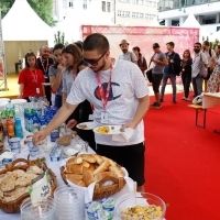 Talents Breakfast, Festival Square, 24th Sarajevo Film Festival, 2018 (C) Obala Art Centar