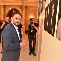 Bojan Stijović, director of Peloid, Photo Call, National Theatre, 24th Sarajevo Film Festival, 2018 (C) Obala Art Centar
