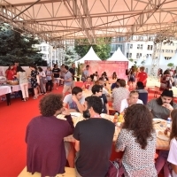 Talents Breakfast, Festival Square, 24th Sarajevo Film Festival, 2018 (C) Obala Art Centar