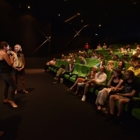 Chriss The Swiss Q&A, Kinoscope/Dealing with the Past, Meeting Point, 24th Sarajevo Film Festival, 2018 (C) Obala Art Centar