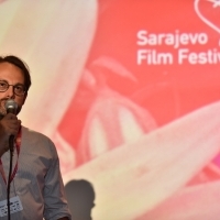 Director of Bigger Than Life Adnan Softić, Q&A, Competition Programme - Documentary Film, Cinema City, 24th Sarajevo Film Festival, 2018 (C) Obala Art Centar