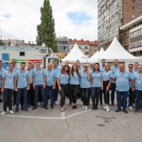 Official drivers of the 25th Sarajevo Film Festival, Festival Square, 25th Sarajevo Film Festival, 2019 (C) Obala Art Centar
