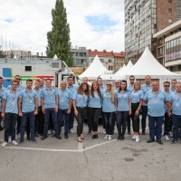 Official drivers of the 25th Sarajevo Film Festival, Festival Square, 25th Sarajevo Film Festival, 2019 (C) Obala Art Centar