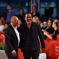 Director of Sarajevo Film Festival Mirsad Purivatra and Alejandro González Iñárritu, Recipient of Honorary Heart of Sarajevo, Red Carpet, 25th Sarajevo Film Festival, 2019 (C) Obala Art Centar