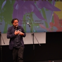 Alejandro González Iñárritu, Recipient of Honorary Heart of Sarajevo, Opening Ceremony, National Theatre, 25th Sarajevo Film Festival, 2019 (C) Obala Art Centar