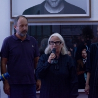 Mirsad Purivatra, Brigitte Lacombe and Lejla Hodžić, Cinema | Portraits Brigitte Lacombe; Photographs 1975-2017, National Gallery of Bosnia and Herzegovina, 25th Sarajevo Film Festival, 2019 (C) Obala Art Centar