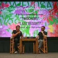 Director Pawel Pawlikowski and moderator Nebojša Jovanović, Q&A session, Tribute to Pawel Pawlikowski, Meeting Point Cinema, 25th Sarajevo Film Festival, 2019 (C) Obala Art Centar