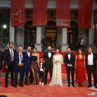 Crew of Open Door, Competition Programme - Feature Film, Red Carpet, 25th Sarajevo Film Festival, 2019 (C) Obala Art Centar