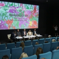 Human Rights Day Panel discussion, Meeting Point Cinema, 25th Sarajevo Film Festival, 2019 (C) Obala Art Centar