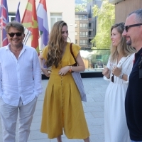 Crew of Black Sun 2, Photo Call, TRT Industry Terrace, Hotel Europe, 25th Sarajevo Film Festival, 2019 (C) Obala Art Centar