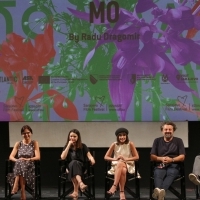 Actor Razvan Vasilescu, producer Ruxandra Flonta, actresses Madalina Craiu and Dana Rogoz, director Radu Dragomir and moderator Aleksandar Hemon, Competition Programme Press Conference: Mo, National Theatre, 25th Sarajevo Film Festival, 2019 (C) Obala Art Centar