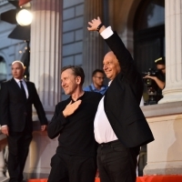 Tim Roth and director of Sarajevo Film Festival Mirsad Purivatra, Red Carpet, 25th Sarajevo Film Festival, 2019 (C) Obala Art Centar