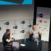 Masterclass: In Conversation with Béla Tarr, Talents Sarajevo, ASU Open Stage, 25th Sarajevo Film Festival, 2019 (C) Obala Art Centar