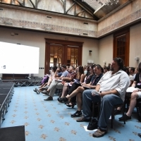 Talents Sarajevo: Project Pitching, Atrium of Hotel Europe, 25th Sarajevo Film Festival, 2019 (C) Obala Art Centar