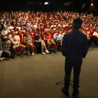 Special Screening of Chicuarotes, introduction by Gael García Bernal, Meeting Point Cinema, 25th Sarajevo Film Festival, 2019 (C) Obala Art Centar