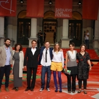 Crew of Cat in the Wall, Red Carpet, 25th Sarajevo Film Festival, 2019 (C) Obala Art Centar