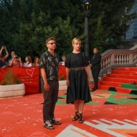 Crew of You Have the Night: director Ivan Salatić and producer Jelena Angelovski, Red Carpet, 25th Sarajevo Film Festival, 2019 (C) Obala Art Centar