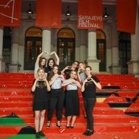 Official hostesses of 25th Sarajevo Film Festival, Red Carpet, 25th Sarajevo Film Festival, 2019 (C) Obala Art Centar