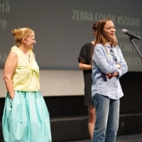 Producer Ada Solomon and director Ivana Mladenović, Q&A session, Ivana the Terrible, In Focus, National Theatre, 25th Sarajevo Film Festival, 2019 (C) Obala Art Centar