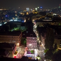 Sarajevo at night, 25th Sarajevo Film Festival, 2019 (C) Obala Art Centar
